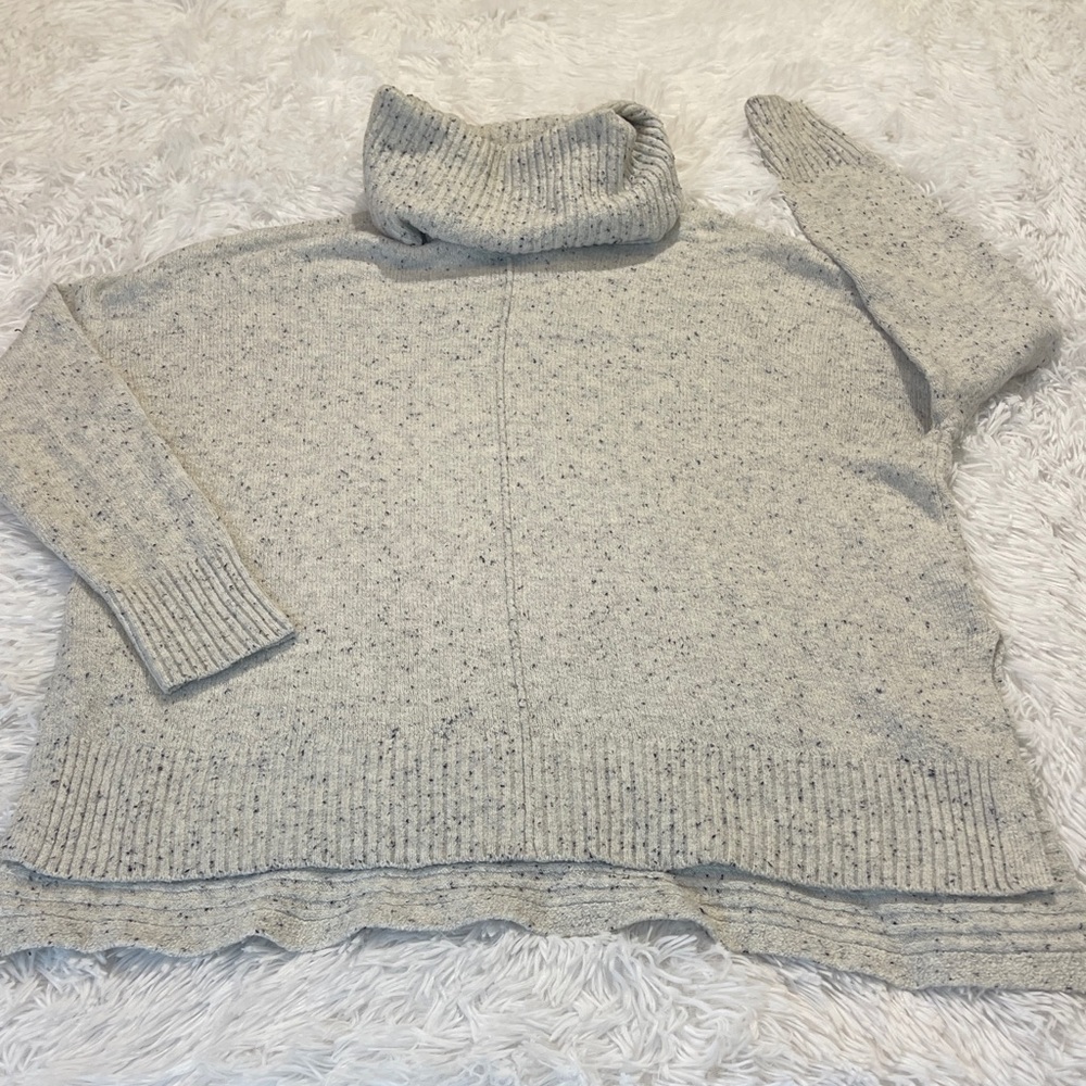 Ruby Moon Speckled Cream Turtleneck Sweater WOMENS SIZE S